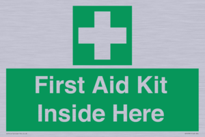 First Aid Kit Inside Here